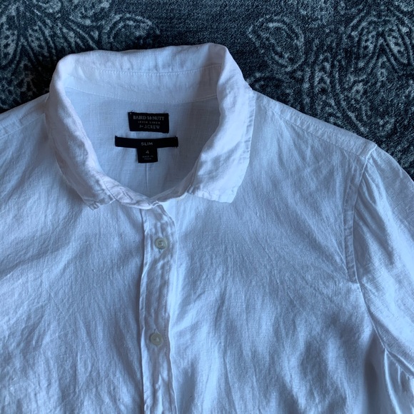 J. Crew Slim Perfect Shirt Irish Linen Button Down - Picture 6 of 8